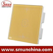 1 Key Gold Wall Switch, 1gang /2gang/3gang/4gang House Used Remote Control Switch